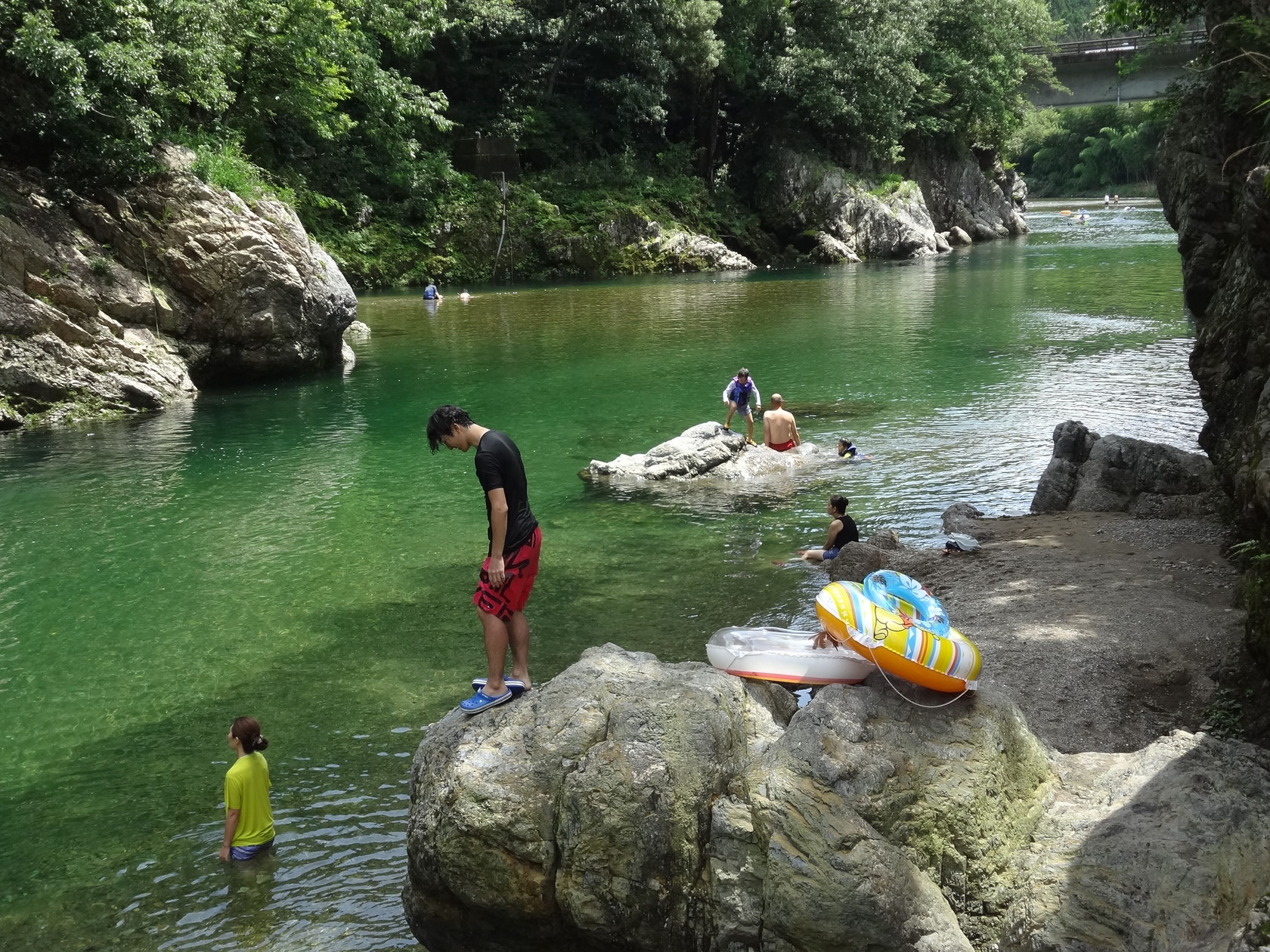 プライベートな川遊び キャンプはココ 板取川キャンプ場 川瀬見 板取川のおすすめスポット
